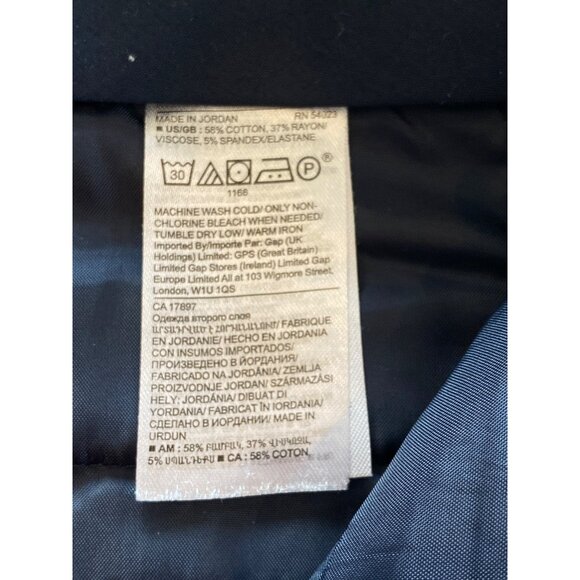 Banana Republic Sloan Pants Navy Women's 6 Work Casual - Picture 8 of 9